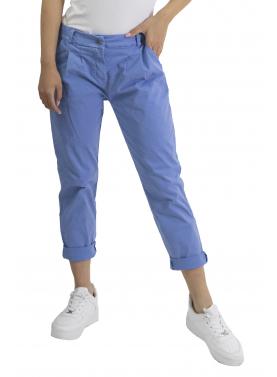 Chino con pence in cotone